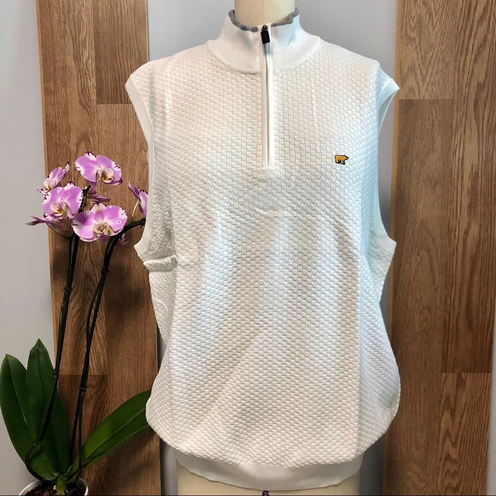*NWT* Men's Jack Nicklaus Sleeveless 1/4 Zip Sweater, Size M